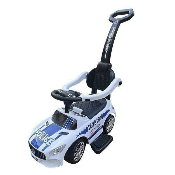 Baby Mix Dětské odrážedlo se zvukem a vodící tyčí Policie porovnat ceny