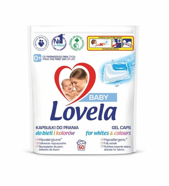 Lovela Baby Gelové kapsle na praní 60 ks porovnat ceny