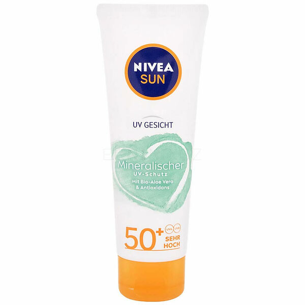 NIVEA Sun Pleťový krém na opalování s minerálními filtry OF50+ 50 ml porovnat ceny