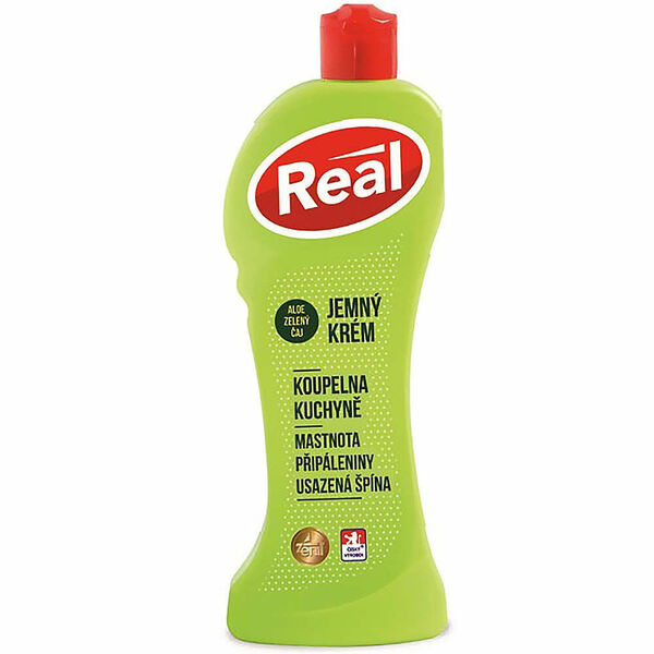 REAL Jemný čistící krém Zelený čaj a aloe 600 g porovnat ceny