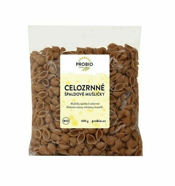 PROBIO Mušličky špaldové celozrnné BIO 400 g porovnat ceny