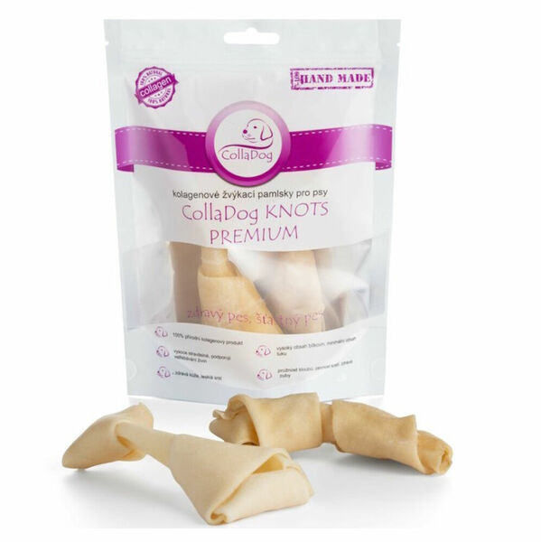 COLLADOG Knots Premium Kolagenové žvýkací pamlsky pro psy vel.13  2 ks porovnat ceny