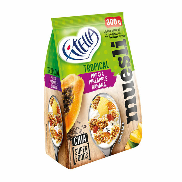 FITELLA Tropical muesli 300 g porovnat ceny