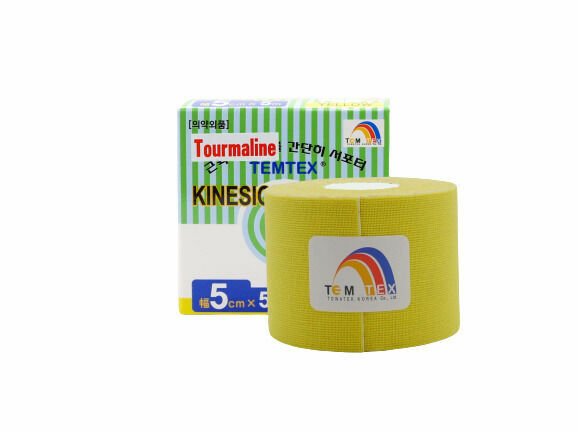 Temtex kinesio tape Tourmaline, žlutá tejpovací páska 5cm x 5m porovnat ceny