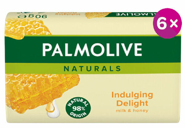 Palmolive mýdlo Naturals Milk & Honey 6x90g porovnat ceny