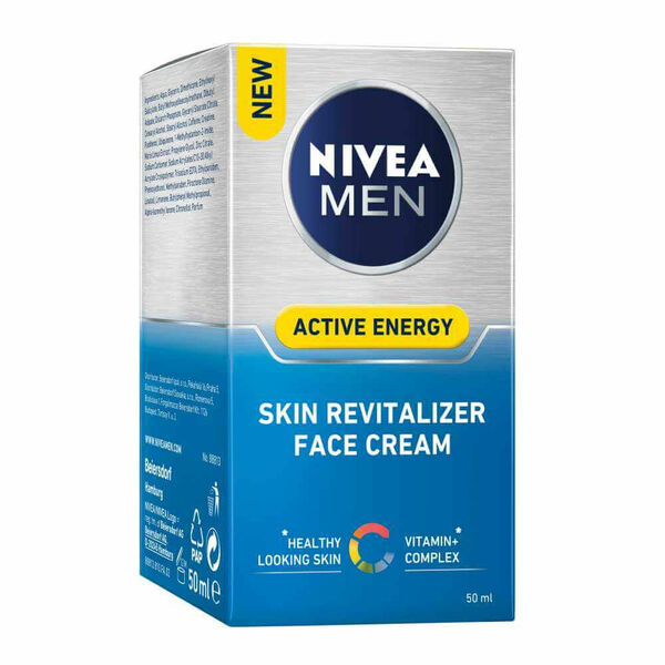 NIVEA Men Active Energy Revitalizační pleťový krém 50 ml porovnat ceny