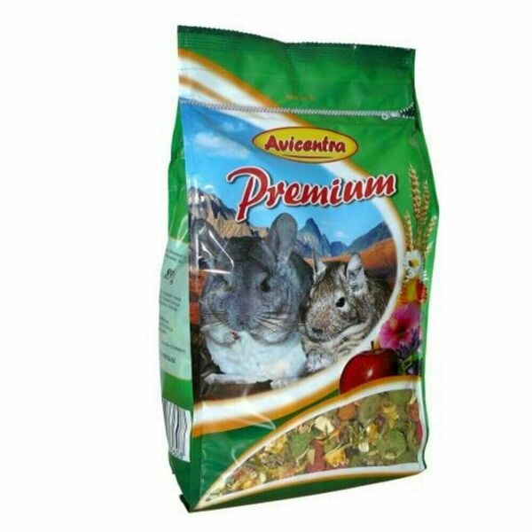 AVICENTRA Premium činčila + osmák 850 g porovnat ceny