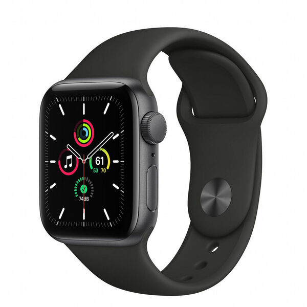 II. jakost Apple Watch SE GPS, 40mm Space Gray Aluminium Case with Black Sport Band - Regular porovnat ceny