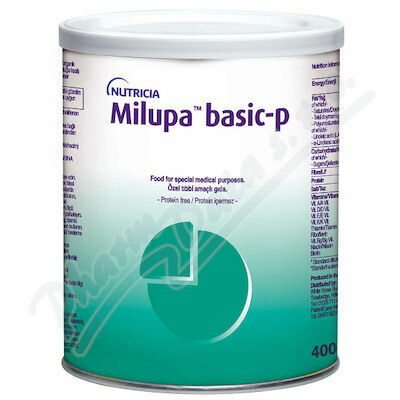 MILUPA BASIC-P perorální prášek pro přípravu roztoku 1X400G porovnat ceny