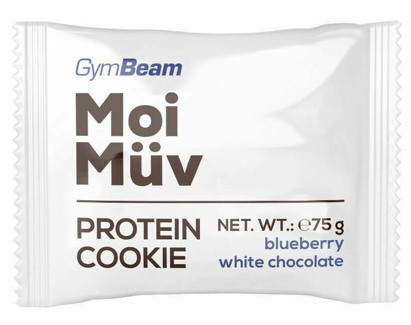 GymBeam MoiMüv Protein Cookie borůvka a bílá čokoláda 75g porovnat ceny