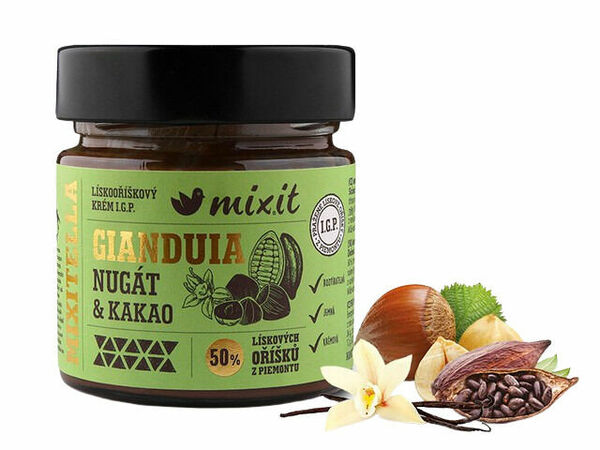Mixit Mixitella Premium Lískový oříšek z Piemontu s mlékem a kakaem 200g porovnat ceny