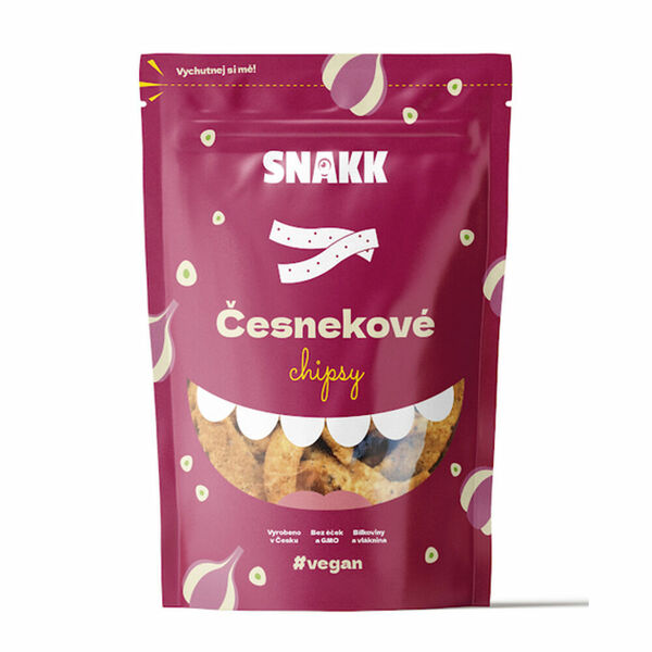SNAKK Luštěninové chipsy česnekové 70 g porovnat ceny