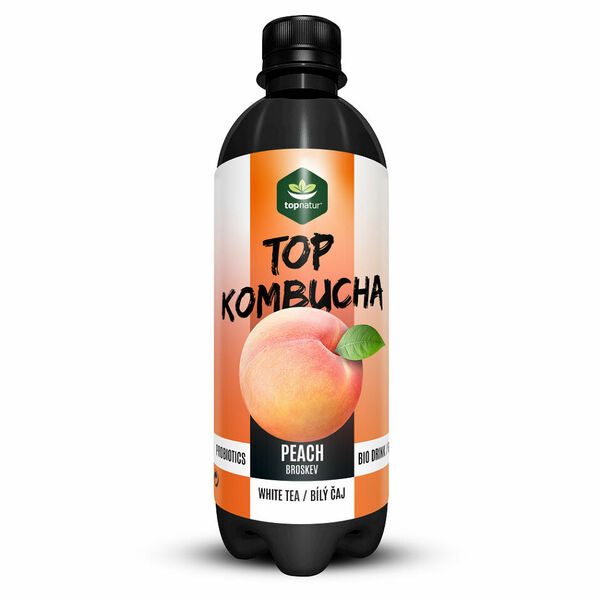 TOPNATUR Top kombucha bílý čaj & broskev 500 ml porovnat ceny