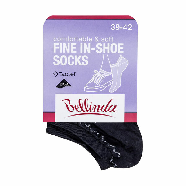 Bellinda FINE IN-SHOE vel. 39/42 dámské kotníkové ponožky 1 pár černé porovnat ceny