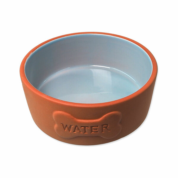 Dog Fantasy Miska keramická Water cihlová/modrá 13x5 cm 350 ml porovnat ceny