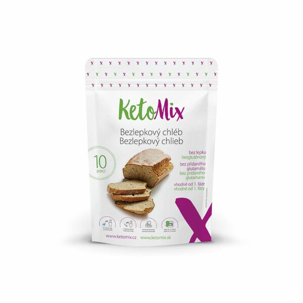 KETOMIX Proteinový bezlepkový chléb 10 porcí porovnat ceny