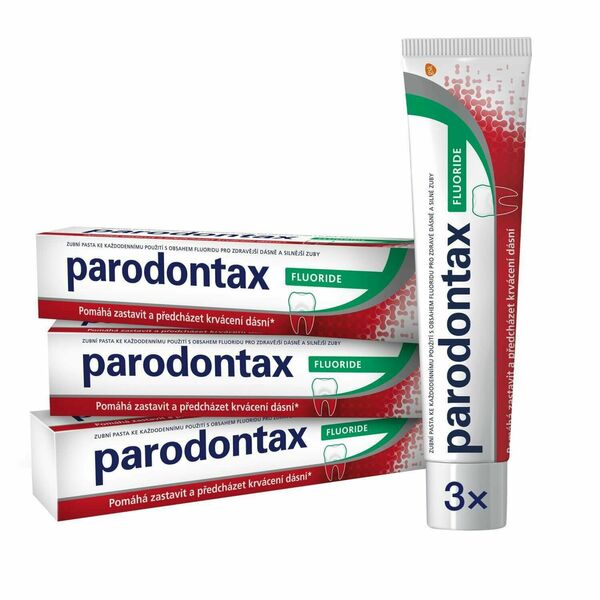 Parodontax Fluorid zubní pasta 75ml 3ks porovnat ceny