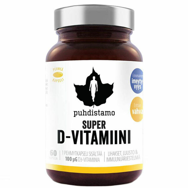Puhdistamo Super Vitamin D 4000iu 60 kapslí porovnat ceny