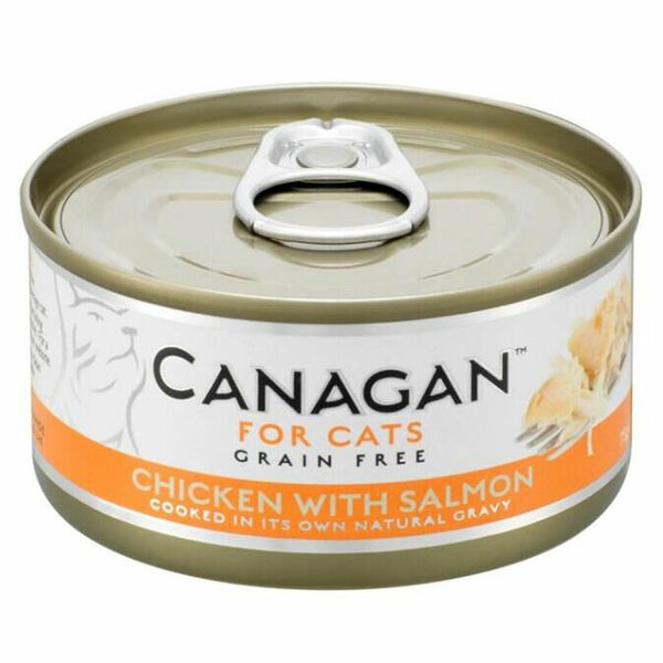 CANAGAN Chicken with salmon konzerva pro kočky 75 g porovnat ceny