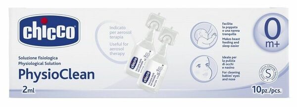 Chicco  Fyziologický roztok do nosu 2 ml, 10 ampulek porovnat ceny