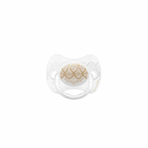 SUAVINEX PREMIUM COUTURE 2018 šidítko fyziologické silikon 0-4 m - Bílé porovnat ceny