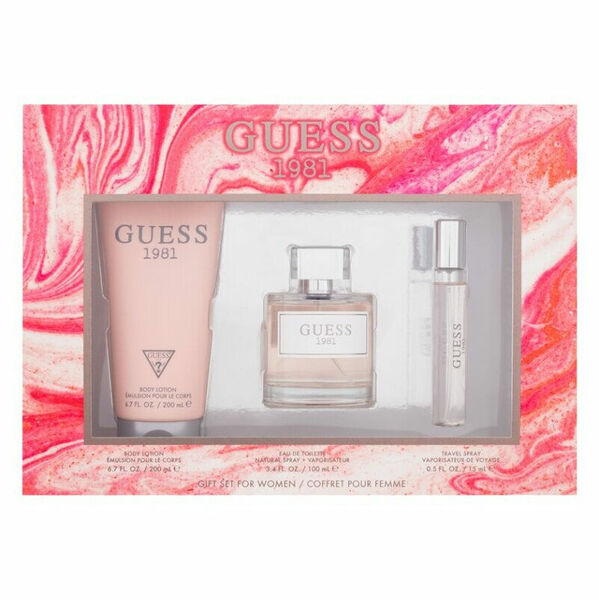 GUESS Guess 1981 Toaletní voda 100 ml + toaletní voda 15 ml + tělové mléko 200 ml Dárkové balení porovnat ceny