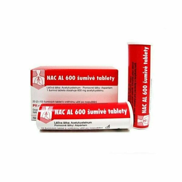 NAC AL 600 ŠUMIVÉ TABLETY  10X600MG Šumivé tablety porovnat ceny