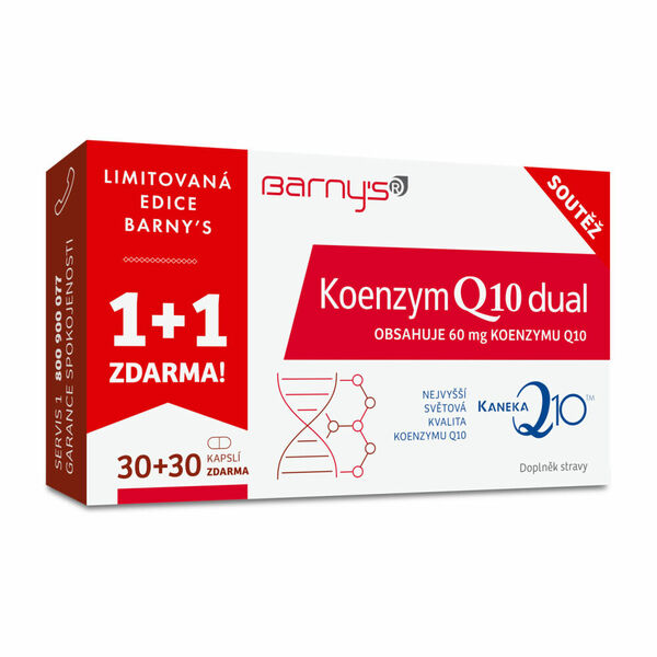 BARNY´S Koenzym Q10 Dual limitovaná edice 60 kapslí porovnat ceny