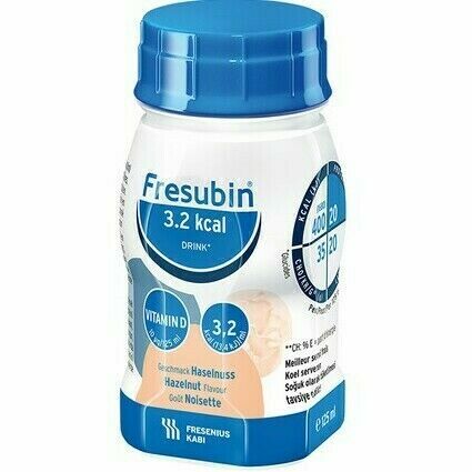 FRESUBIN 3,2 KCAL DRINK PŘÍCHUŤ LÍSKOOŘÍŠKOVÁ perorální roztok 4X125ML porovnat ceny