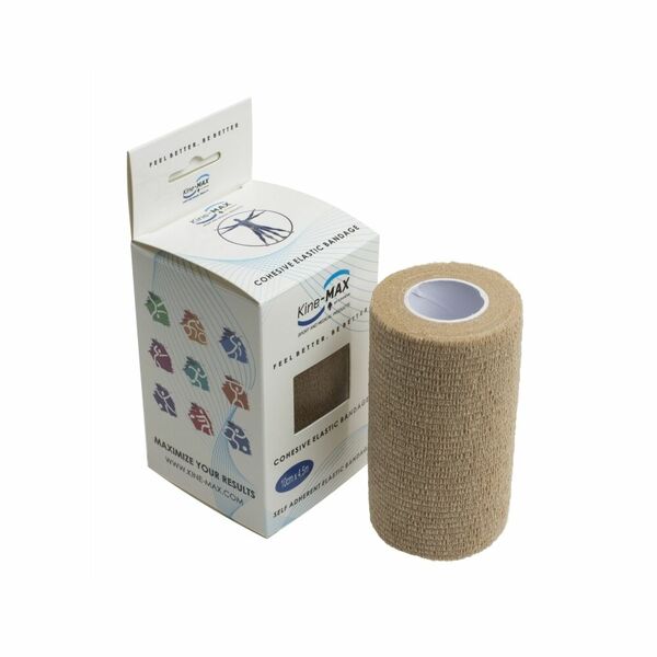KineMAX Cohesive 10 cm x 4,5 m elastické samofixační obinadlo 1 ks tělové porovnat ceny