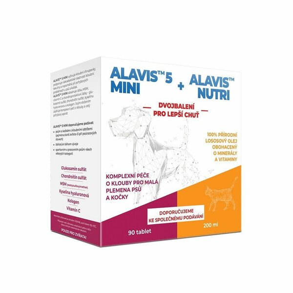 ALAVIS 5 MINI 90 tbl + Alavis Nutri 200ml porovnat ceny