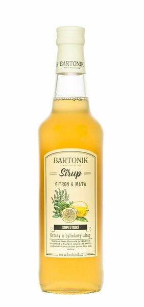 BARTONIK Sirup citron & máta 500 ml porovnat ceny