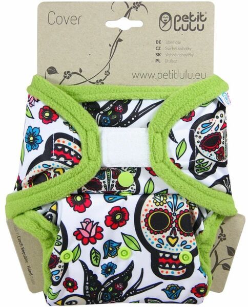 Petit Lulu - svrchní kalhotky, suchý zip - Mexické lebky porovnat ceny