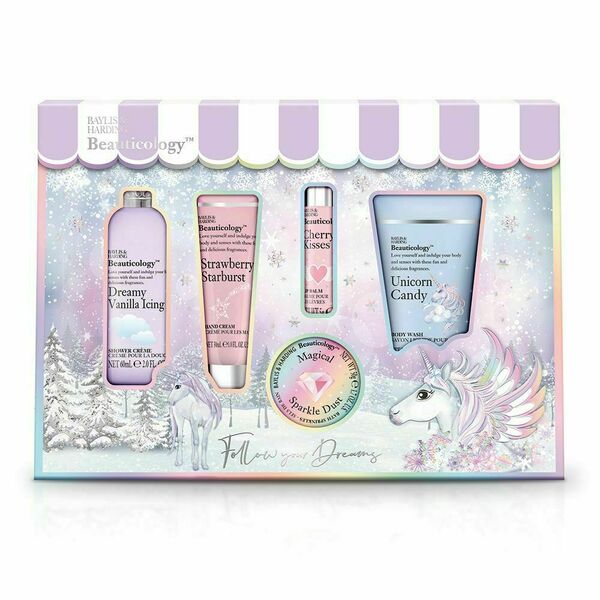 Baylis & Harding Sada péče o tělo s balzámem na rty Beauticology Unicorn 5 ks porovnat ceny
