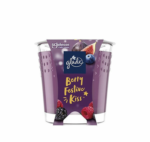 GLADE Berry Festive Kiss, Vonná svíčka 112 g porovnat ceny