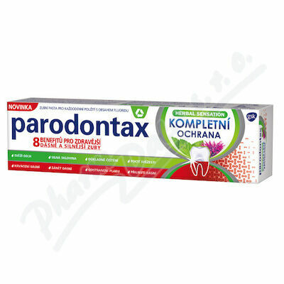 Parodontax Kompl.ochrana Herb.Sens.zub.pasta 75ml porovnat ceny