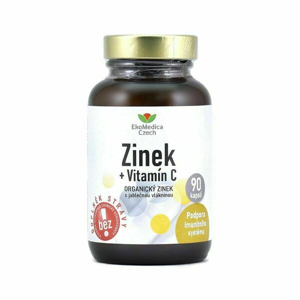 Ekomedica Zinek + Vitamín C 90 kapslí porovnat ceny
