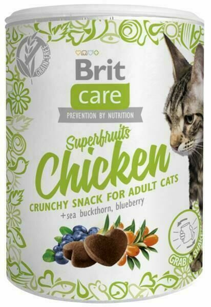 Brit Care Cat Snack Superfruits Chicken 100g porovnat ceny