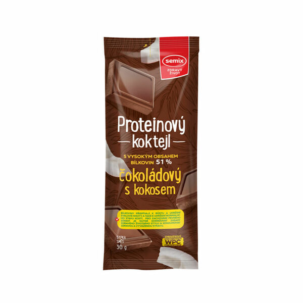 SEMIX Proteinový koktejl čokoládový s kokosem 30 g porovnat ceny