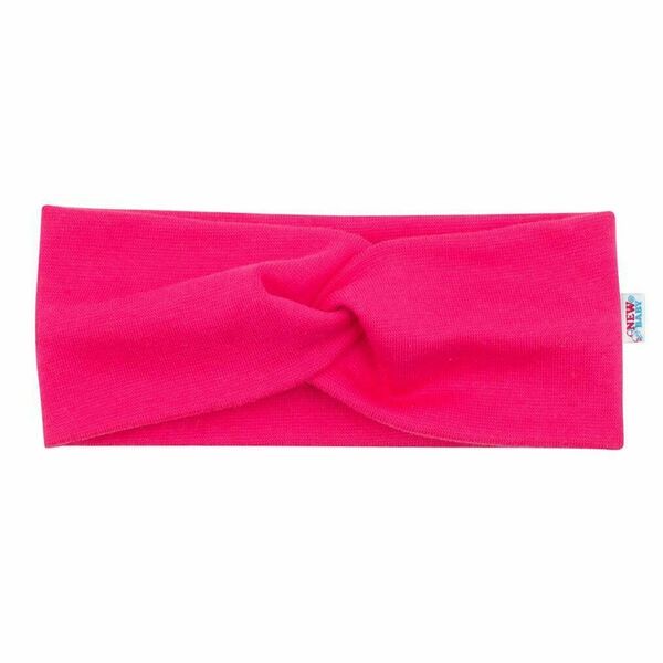 Kojenecká čelenka New Baby Style tmavě růžová 40,5cm porovnat ceny