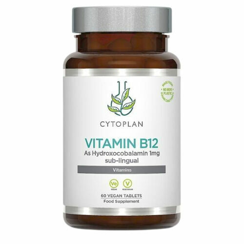 Cytoplan Vitamín B12, 1000 µg (hydroxokobalamin) - pod jazyk (sublingvální) 60 tablet porovnat ceny