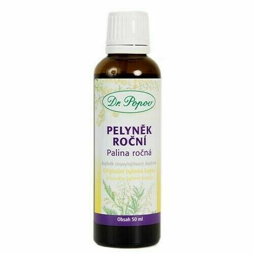 Dr.Popov Kapky bylinné Pelyněk roční 50ml porovnat ceny