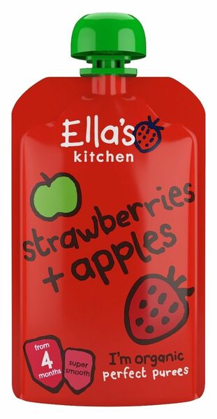 Ellas Kitchen BIO Jahoda a jablko kapsička 120 g porovnat ceny