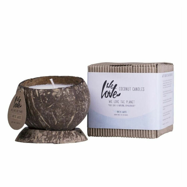 WE LOVE THE PLANET Sójová svíčka v kokosovém ořechu Arctic White 190 g porovnat ceny