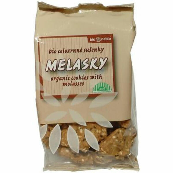 BIO NEBIO Melasky celozrnné sušenky 130 g- BIO porovnat ceny