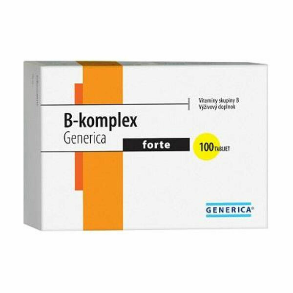 GENERICA B-komplex forte 100 tablet porovnat ceny