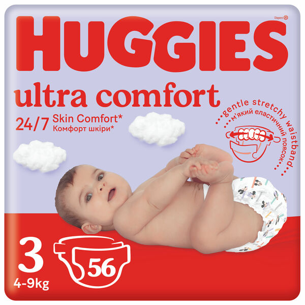 Huggies Ultra Comfort 3 Jumbo 56 ks porovnat ceny