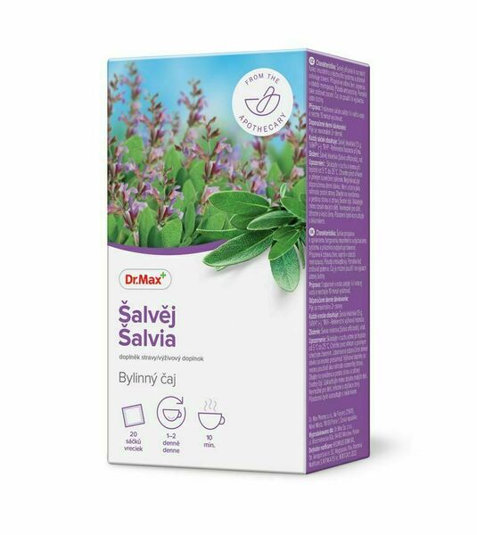 Dr. Max Šalvěj bylinný čaj 20x1,5 g porovnat ceny