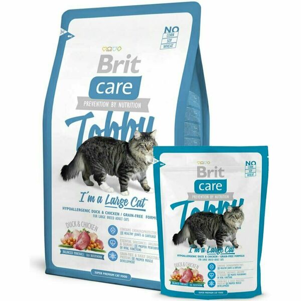 BRIT Care Cat Tobby I´m a large cat 2 kg porovnat ceny