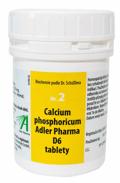 Adler Pharma Nr. 2 Calcium phosphoricum Adler Pharma D6 2000 tablet porovnat ceny
